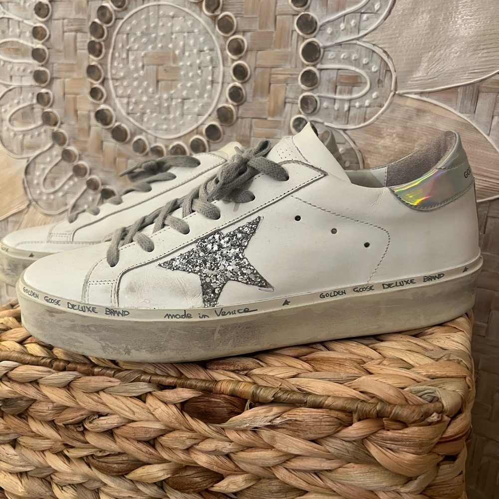 GOLDEN GOOSE HI STAR SNEAKERS